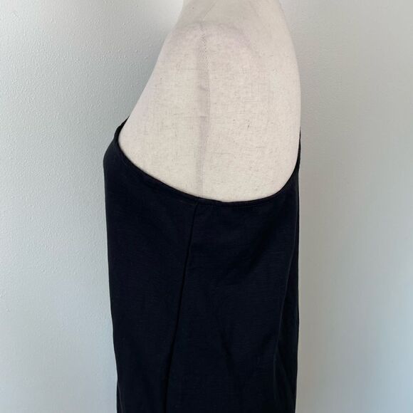 NWT Free People One Shoulder Black Top Size L - Picture 4 of 9